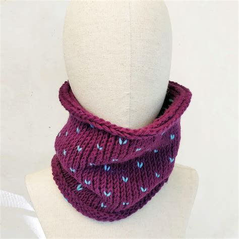 Mini Hearts Cowl Pattern – Magic Needles