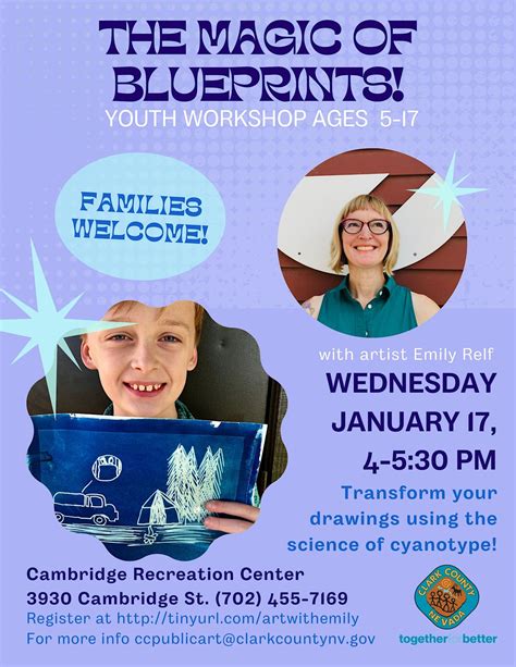 The Magic of Blueprints: Youth Arts Workshop with Emily Relf, Cambridge ...