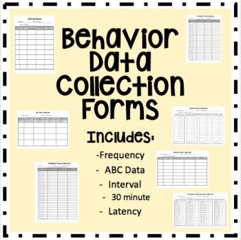 Image result for Student Behavior Data Collection Forms