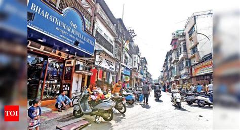 Busy Centre Street came up to cater to local people in a British ...