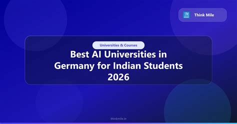 AI Master's Programmes in Germany 2026: Evidence-Based Shortlist ...