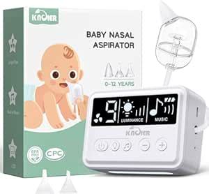 Buy KNOIER Nasal Aspirator for Baby & Toddler, Electric Nose Suction ...