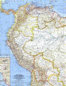 Reproduction of a poster presenting - South America - Northwestern ...