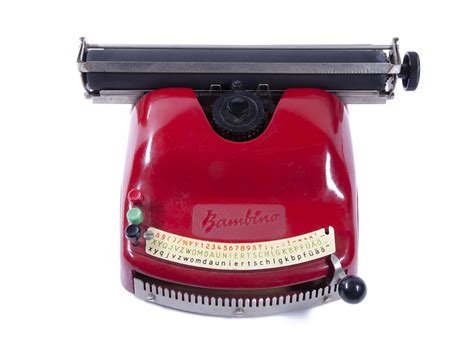 Zeigerschreibmaschinen - index typewriters