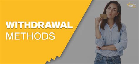 How Withdrawal Method 的图像结果