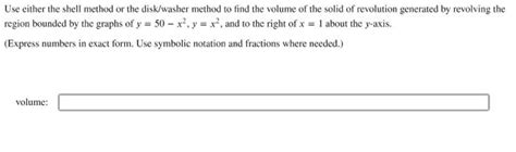 Image result for Disk and Washer Method vs Shell Method Table
