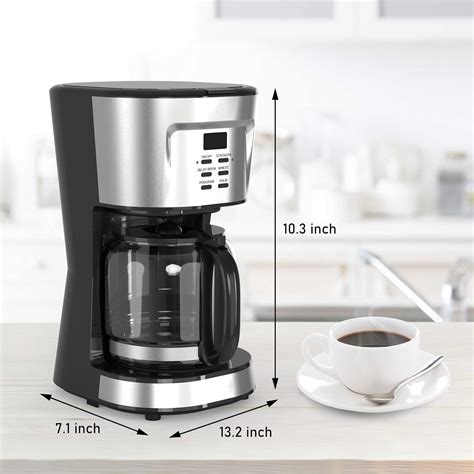 Buy HESASDG 12-Cup Coffee Maker: Drip Coffee Maker with Programmable ...