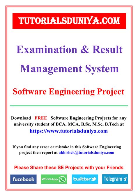Examination and Result Management System - Tutorials Duniya - Download ...