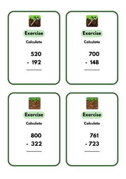 Image result for Minecraft Math Printables