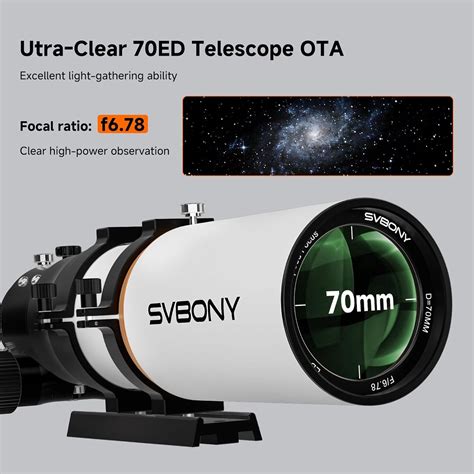SVBONY SV503 Refractor Telescope with Built-in Field India | Ubuy
