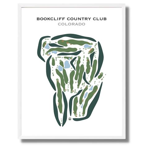 Buy the best printed golf course Bookcliff Country Club, Colorado ...
