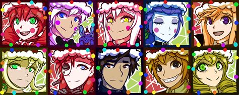 FNAF SL Christmas Icons by Wolf-con-f on DeviantArt