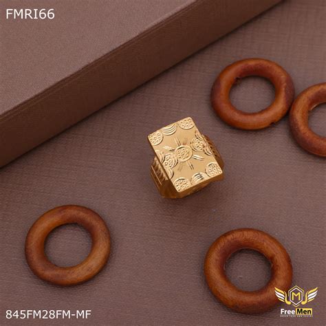 Freemen rectangle shape with sun design ring IGP - FMRI66 – Freemen®