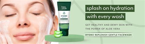 Kaya Youth Hydro Replenish Gentle Face Wash, With Aloe Vera and ...
