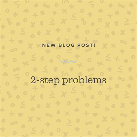 Image result for Two-Step Problems Volume