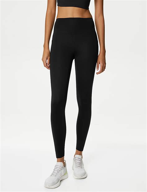 Buy Go Train Mesh High Waisted Gym Leggings at Marks & Spencer