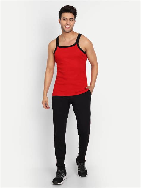 Buy Black Cotton Track Pants For Men Online: TT Bazaar