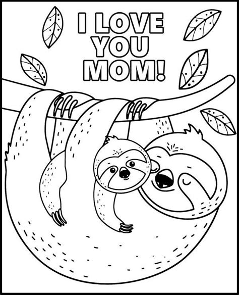 Printable Sloth Coloring Pages [2025]