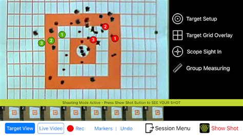 Bullseye Target Manager App 的图像结果