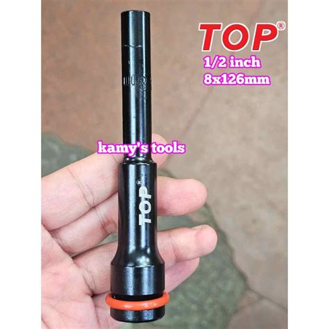 Đầu tuýp khẩu 1/2 inch dài 126mm Top 8mm 8x126mm LU-DT126-08 | Shopee ...