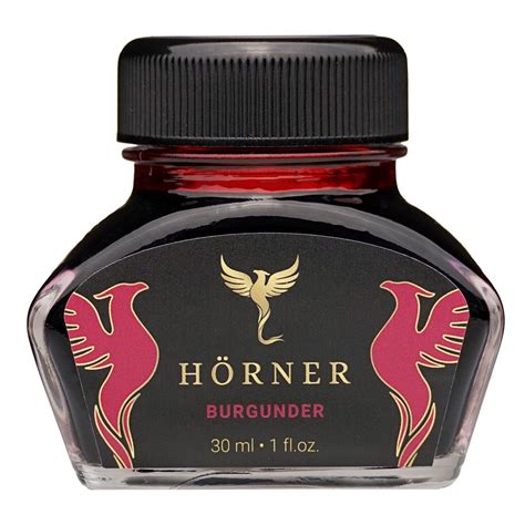 Horner | Fountain Pen | 30ml Ink Bottle | Red – Royal Collection Store