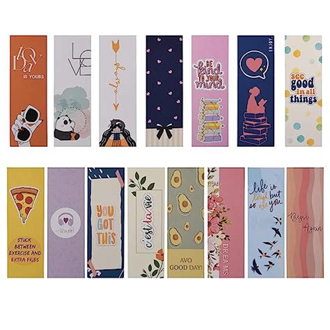 Papboo Designer Bookmarks Set of 15, Design- 2 - Specially Designed for ...