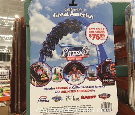 Great America 2017 Adult Gold Season Pass | Costco Weekender