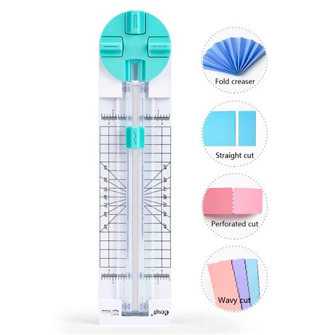 Paper Trimmer Craft Paper Cutter: 4 Style Multi-Function Scrapbooking ...