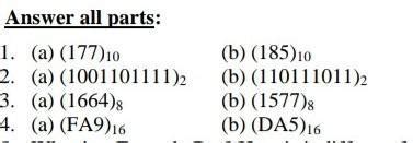 isn't look like binary, hexa ,octal ,decimals - Brainly.in