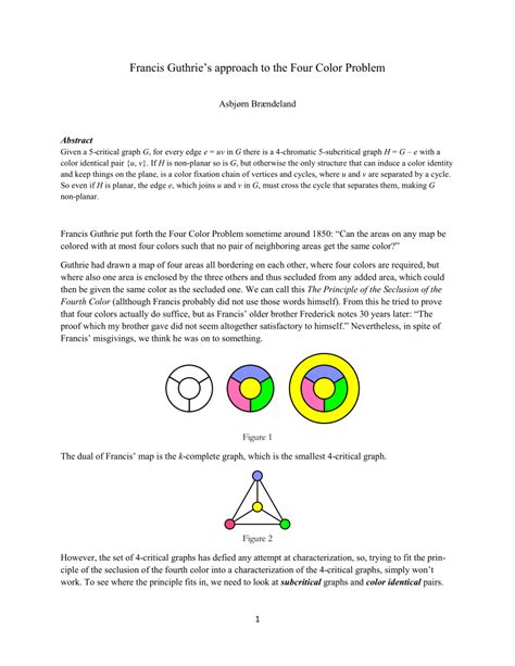 Image result for Four-Color Problem