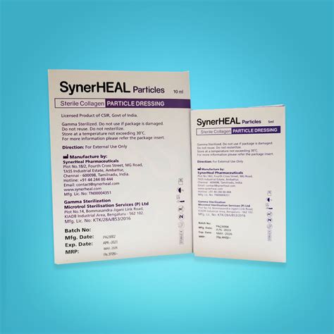 Synerheal Particles – Synerheal Pharmaceuticals