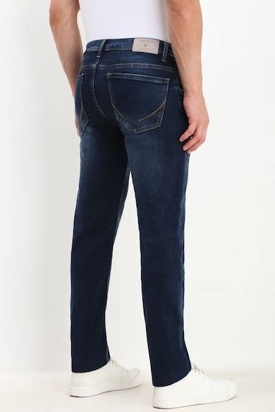 Buy Men Navy Skinny Fit Light Wash Jeans Online - 39691363 | Allen Solly