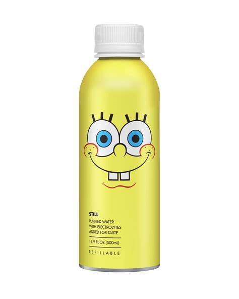 SpongeBob 16.9 oz Limited Edition Aluminum Water Bottles | PATH Water