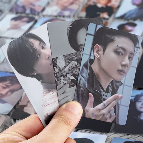 Buy DejavYOU Kpop Bts Proof Photocards Hybe Small Card Jungkook V Jimin ...
