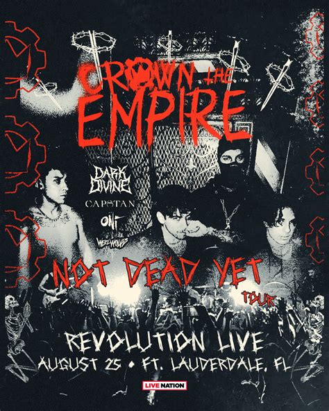 Crown The Empire: Not Dead Yet Tour - Revolution Live