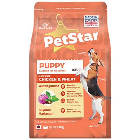 Buy Mankind’s Petstar Dry Dog Food - Chicken & Wheat, Puppy Online at ...
