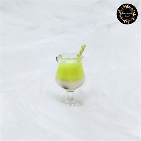 Mini Mocktail Glass Magnet (Yellow) - Pretty Much Store