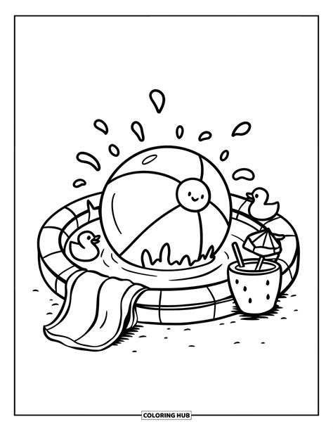 Ducky Coloring Pages