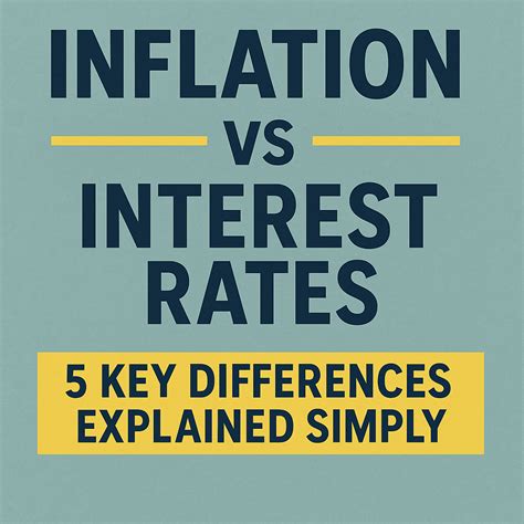 Inflation vs Interest Rates: 5 Key Differences Explained Simply - Smart ...