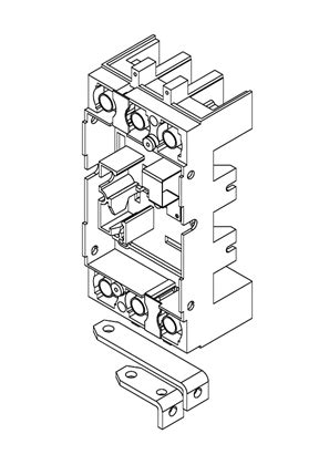 3P UL PLUG-IN BASE - 3D CAD | Schneider Electric