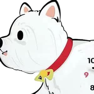 Buy VISTORA Animal Wall Clock with Moving Leg Quiet for Indoor Living ...