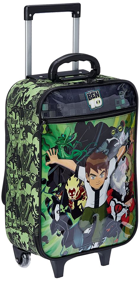 Ben 10 Polyester 45 cms Black Soft Sided Children's Luggage (Kidz ...