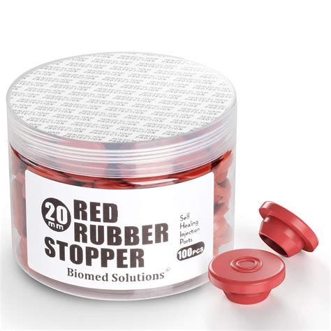 100Pcs 20mm Self Healing Injection Ports,vials Rubber stoppers,Butyl ...