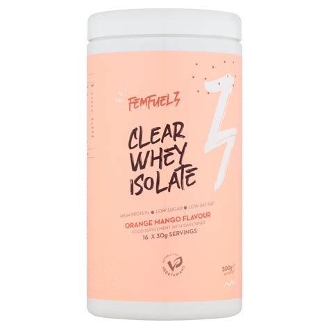 Femfuelz Clear Whey Isolate Orange & Mango (500 g) - Storefront EN
