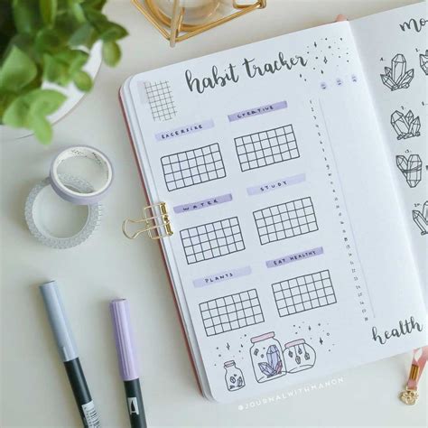 14 Creative Habit Tracker Bullet Journal Ideas to Inspire You