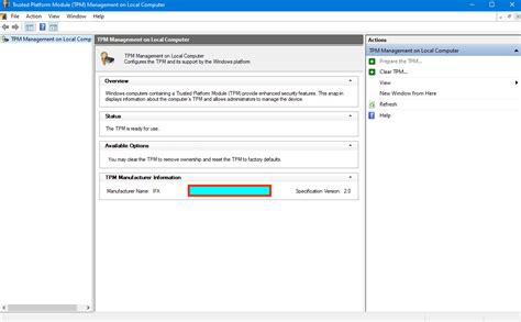 Trusted Platforrm Module Cannot Load Management Console 的图像结果