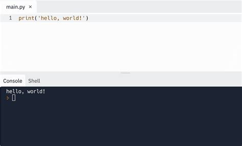 Image result for Programme Python Repl.it