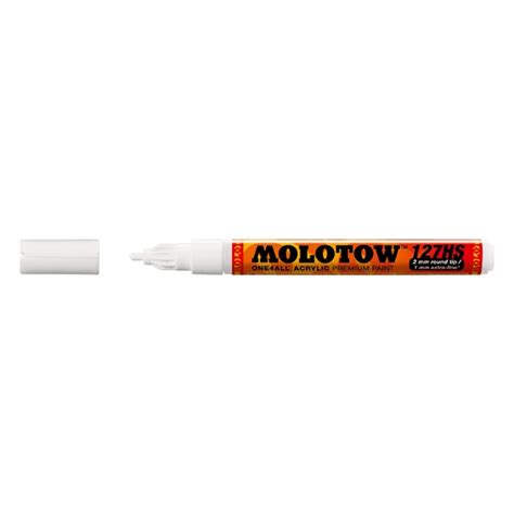 htconline.in| Molotow One 4 All Acrylic Marker 2mm - Signal White