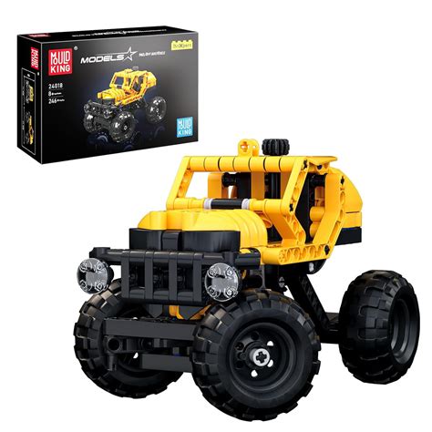 Mould King Technic Mini Jeep Off-Road Vehicle Building Sets Toy ...