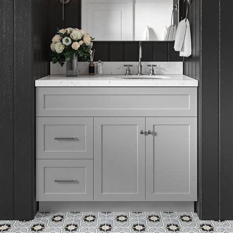 Winston Porter Abell 42'' Free Standing Single Bathroom Vanity with Top ...